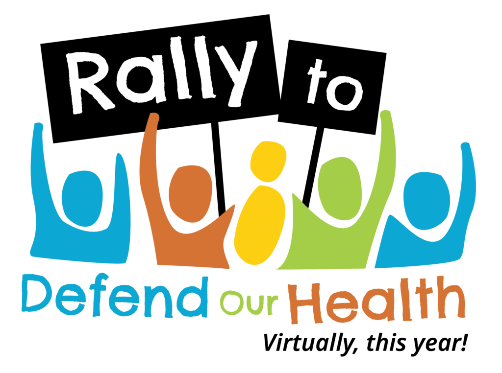 Rally to Defend Our Health Logo