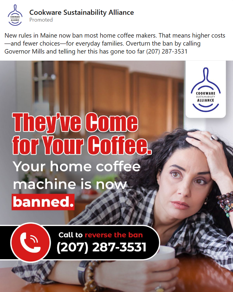 This ad was run on Linkedin and can be found at https://www.linkedin.com/ad-library/search?companyIds=104168588